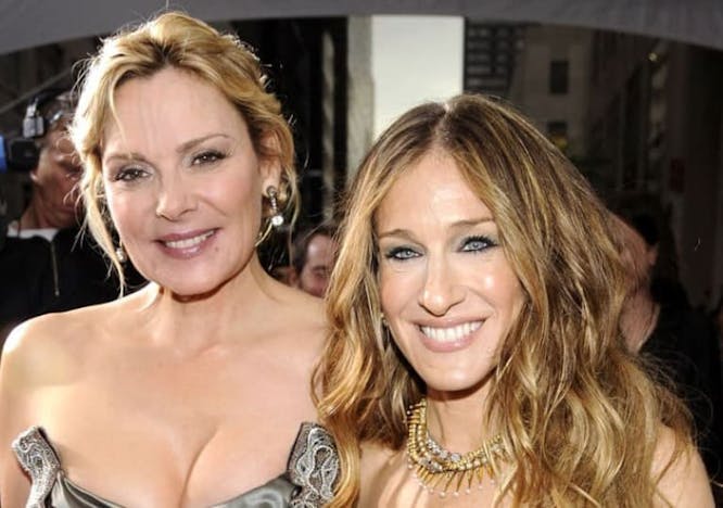  Kim Catrall e Sarah Jessica Parker 