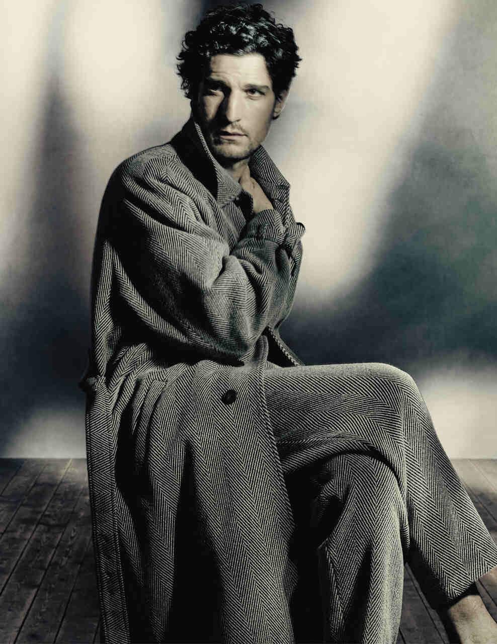 coat face person photography portrait sitting adult male man fashion