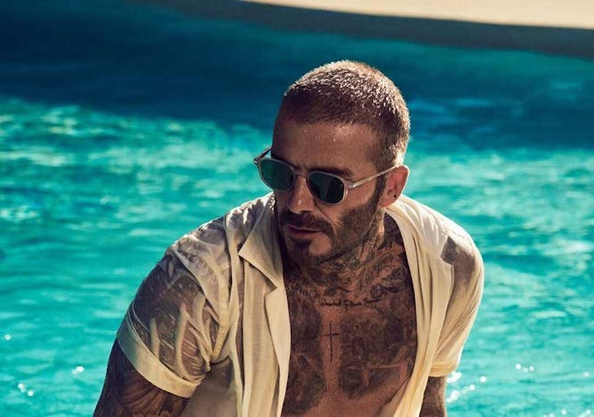 sleeve person skin tattoo sunglasses adult male man beachwear face
