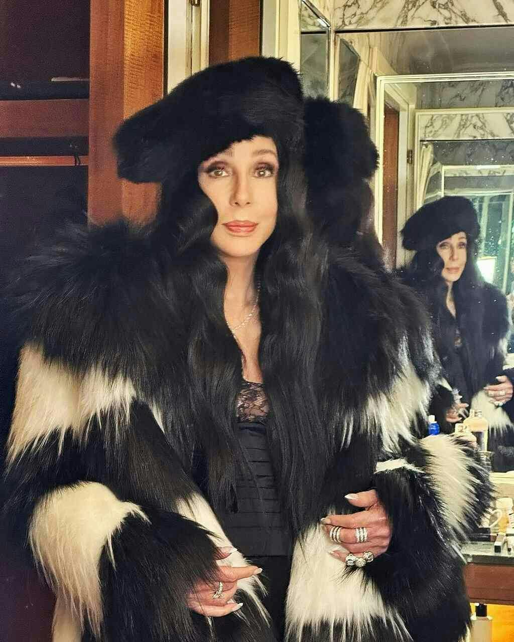clothing coat adult female person woman fur face photography portrait
