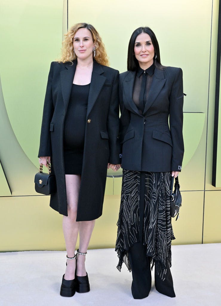 Rumer Willis e a mãe Demi Moore (Foto: Getty Images)