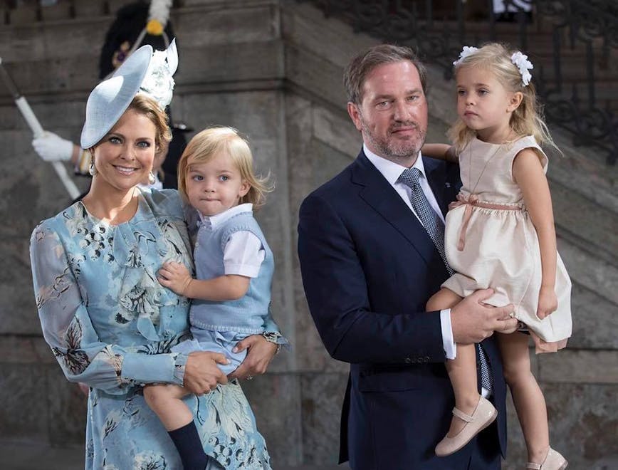 Princesa Madeleine e sua família