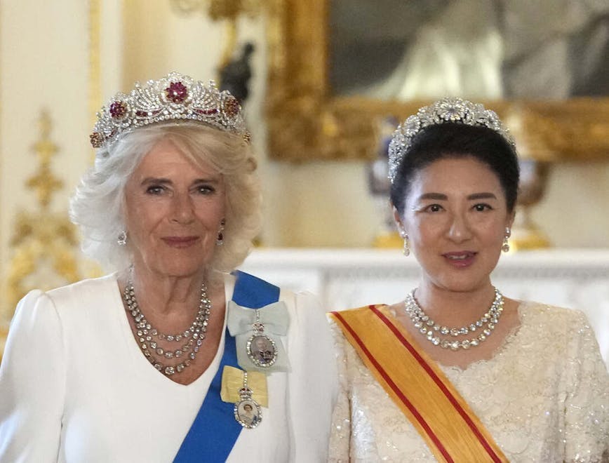 Rainha Camilla e Masako, a imperatriz do Japão (Foto: Getty Images)
