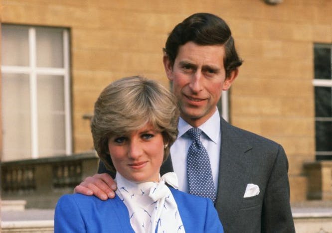 Princesa Diana e o então príncipe Charles (Foto: Getty Images)