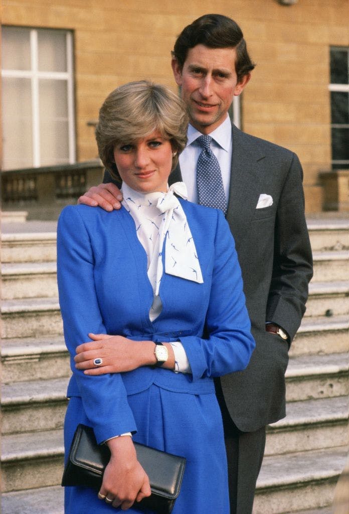 Princesa Diana e o então príncipe Charles (Foto: Getty Images)