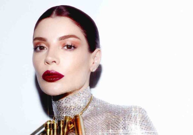 cosmetics lipstick accessories head person face photography portrait armor