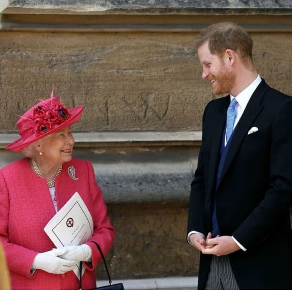Rainha Elizabeth II e Harry