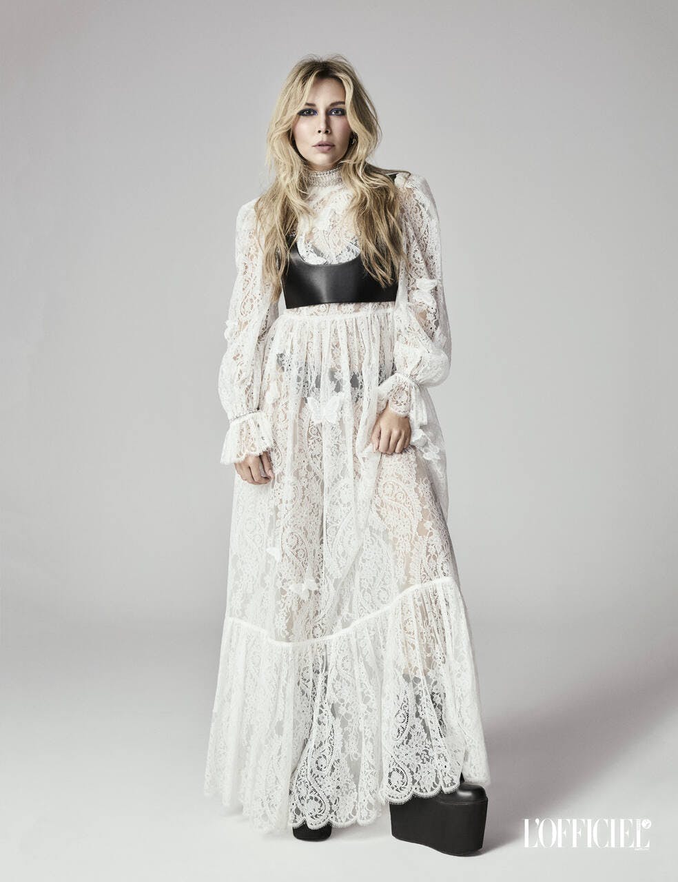 clothing long sleeve sleeve dress adult female person woman formal wear lace