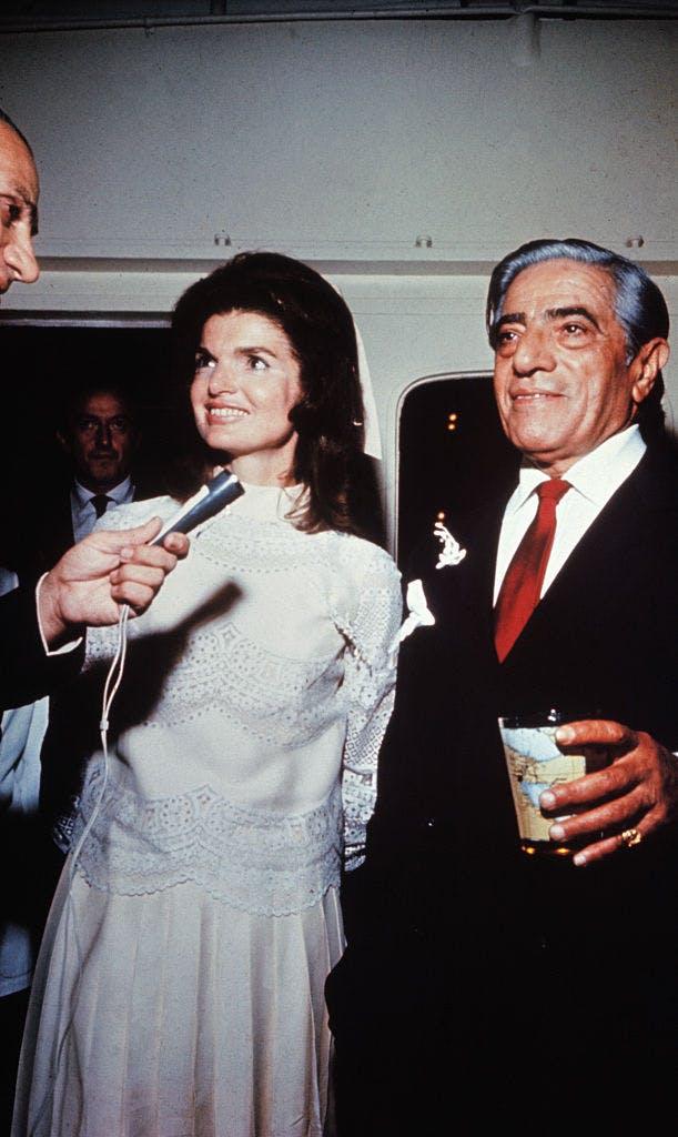 Jackie e Aristóteles Onassis (Foto: Getty Images)