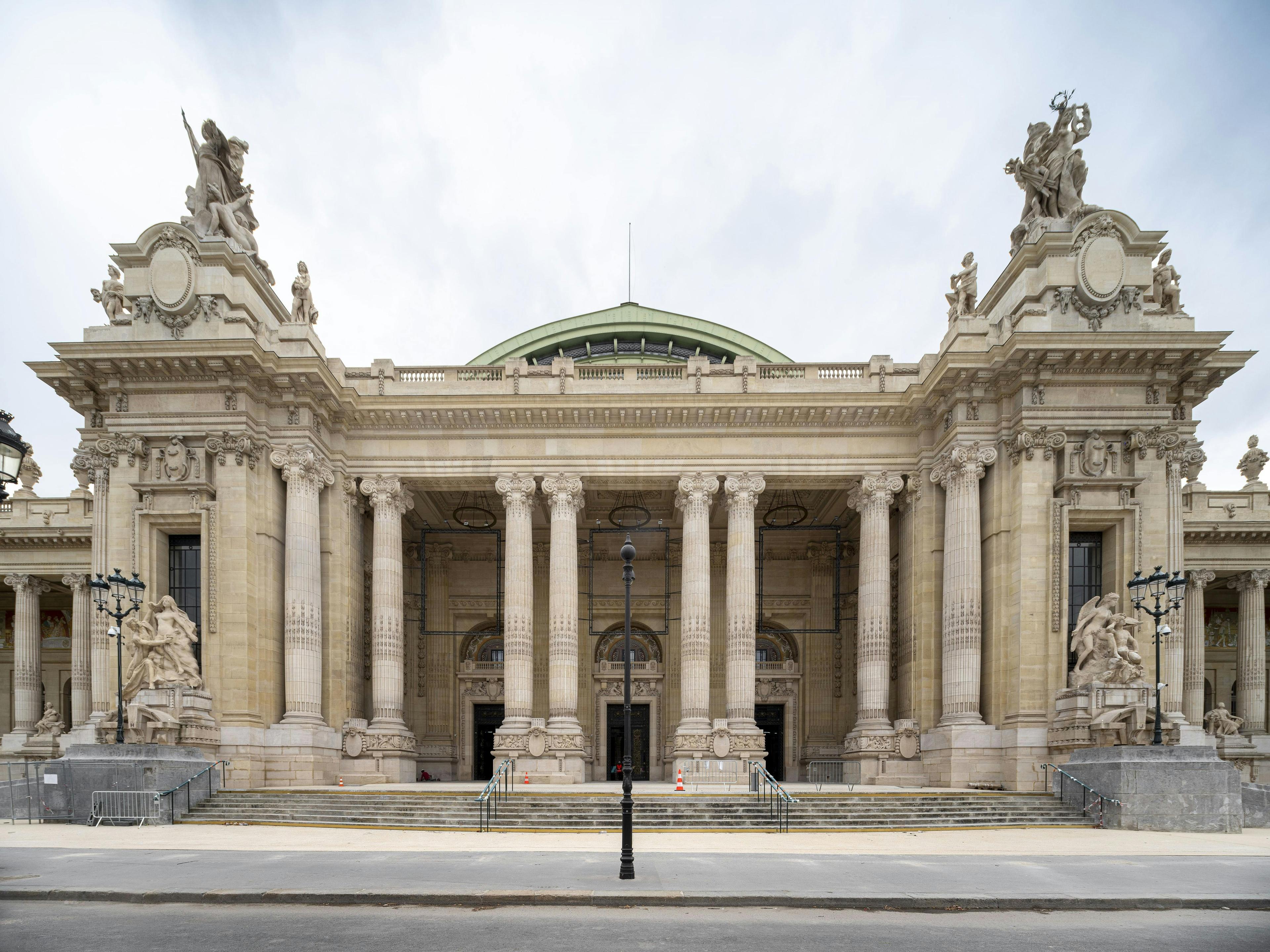 architecture building city house housing portico person